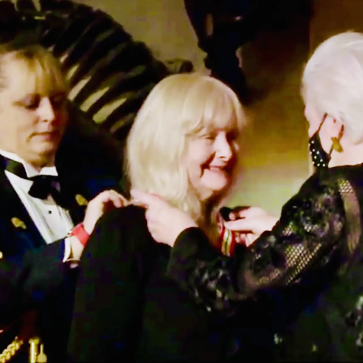 Receiving the Order of Ontario from the Lieutenant-General of Ontario